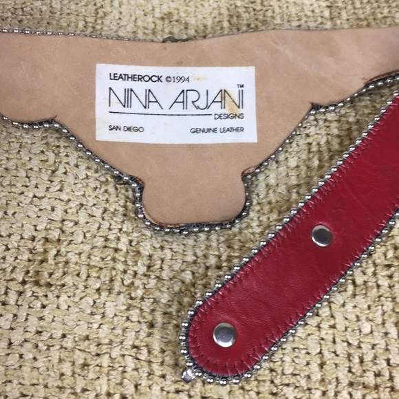 Nina Arjani Designs - 90’s Steampunk Leather Belt main image 4